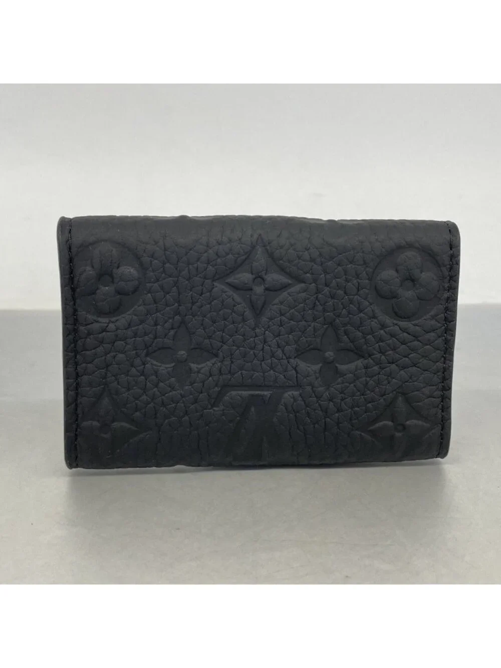 Louis Vuitton Key Case Taurillon Multicles 6 Black Key Holder
